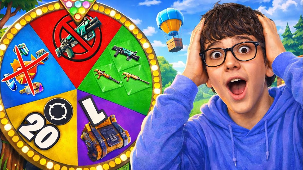 GLÜCKSRAD ENTSCHEIDET UNSEREN LOOT IN RANKED RELOAD FORTNITE!🤯🏆
