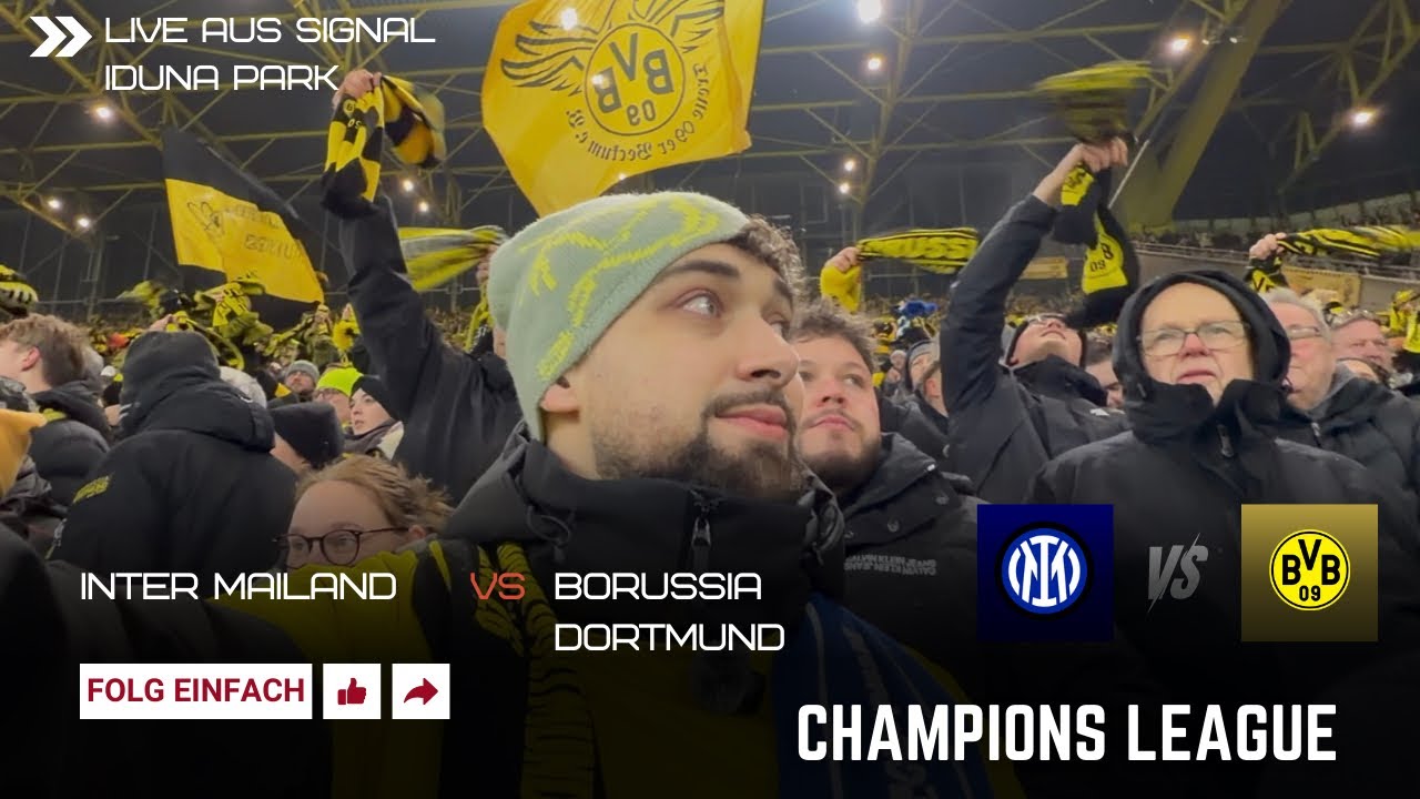 BVB vs Inter Mailand | Mein erstes Mal Champions League in der Gelben Wand 🐝