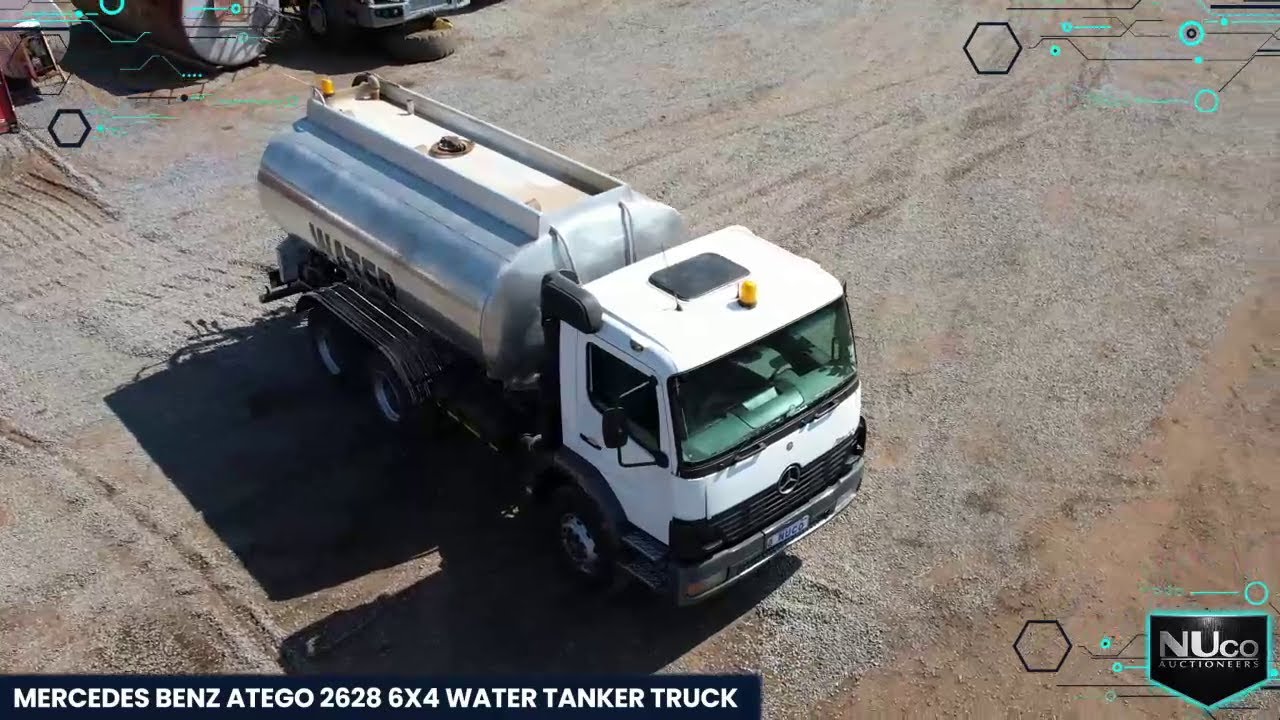 MERCEDES BENZ ATEGO 2628 6X4 WATER TANKER TRUCK | NUco Auctioneers