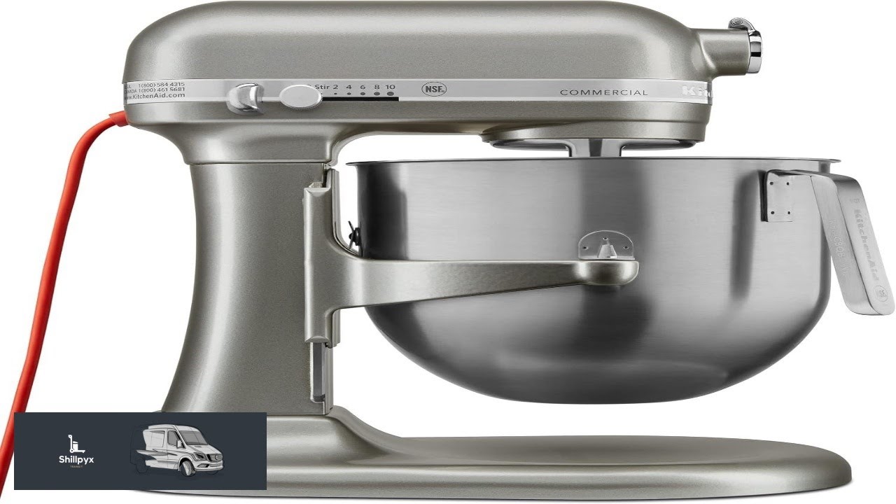 KitchenAid KSM8990CU 8 Quart Commercial Countertop Mixer 10 Speed Gear Driven Contour