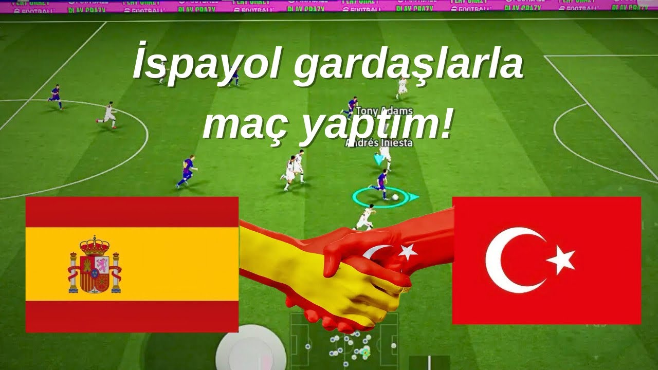 İspanyol gardaşlarla oynadım! #efootball 
