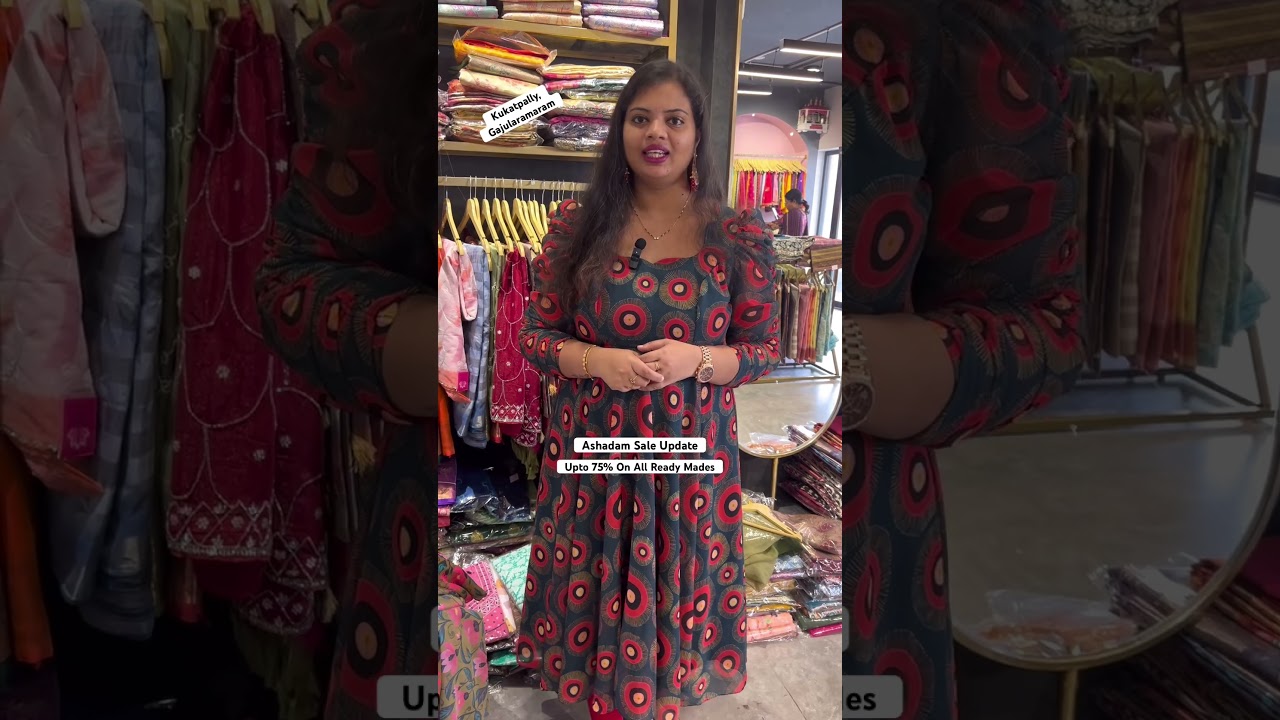 Ashadam Sale Upto 75% Discounts On Whole Ready Mades #cnduoutfits #clearance #2025 #dresses