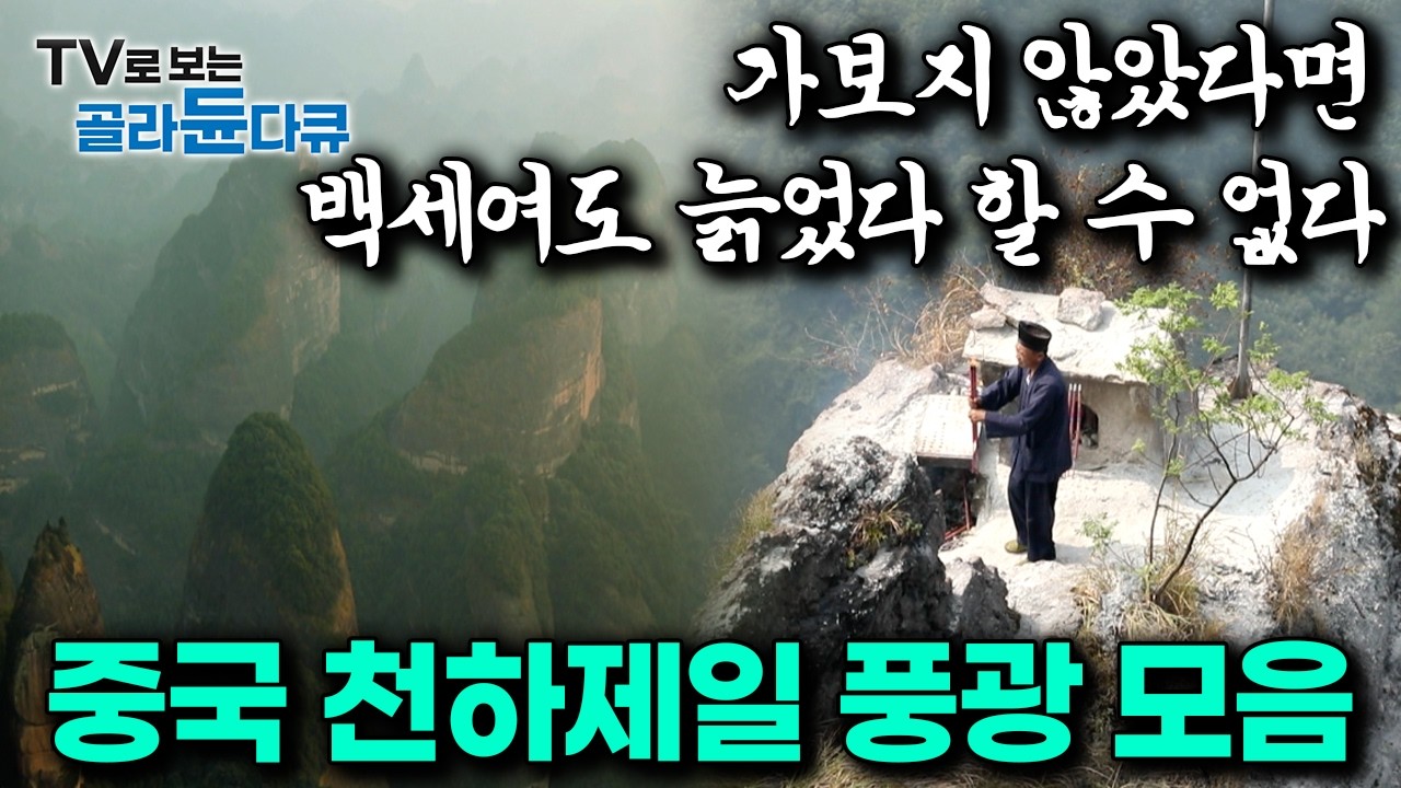 ‘장가계부터 황산까지’ 전세계 지리학자들이 인정한 중국에서만 볼 수 있는 최고의 풍광 모음｜세계테마기행 중국｜#골라듄다큐