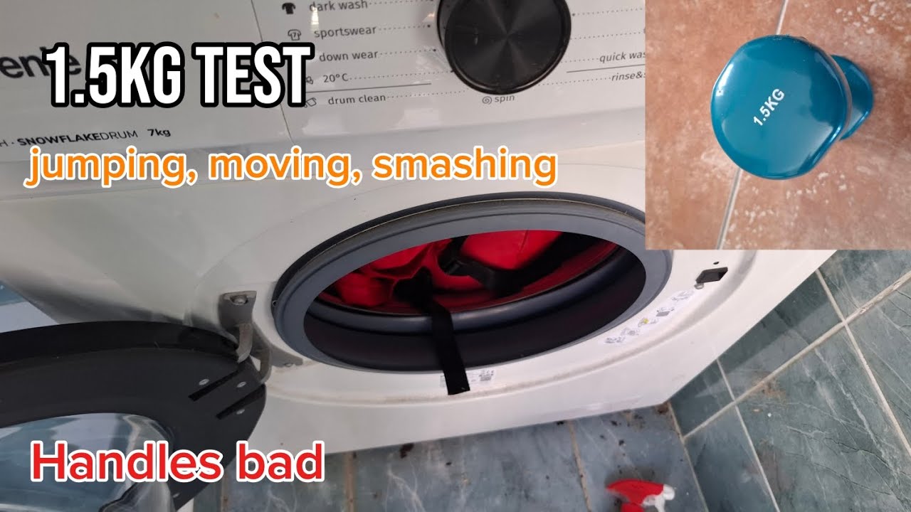 Gorenje/Hisense - stress test with 1.5kg weight (handles insanely bad) 