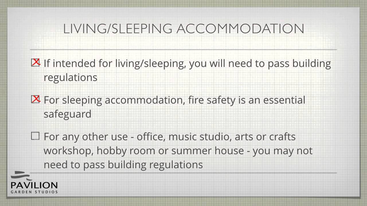 Do I Need Building Regulations For A Garden Building?