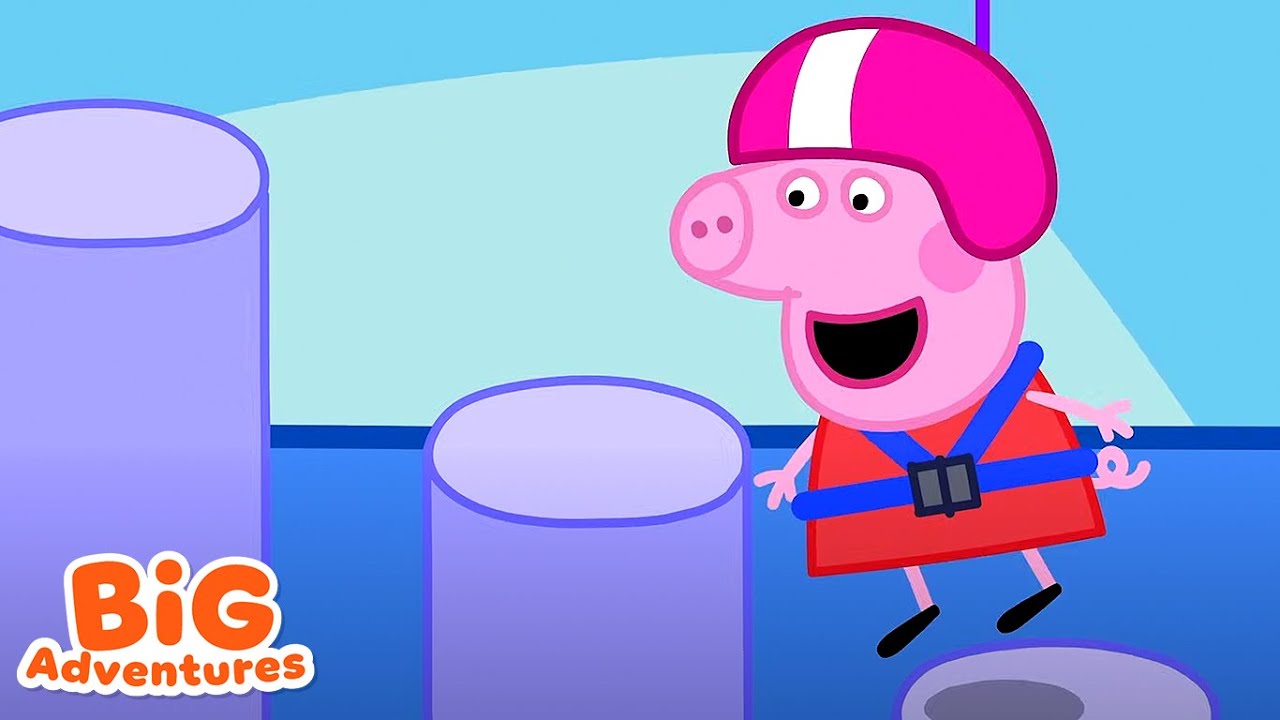 Peppa Pig Does an Obstacle Course! | Peppa Pig's Big Adventures | Kids Cartoon