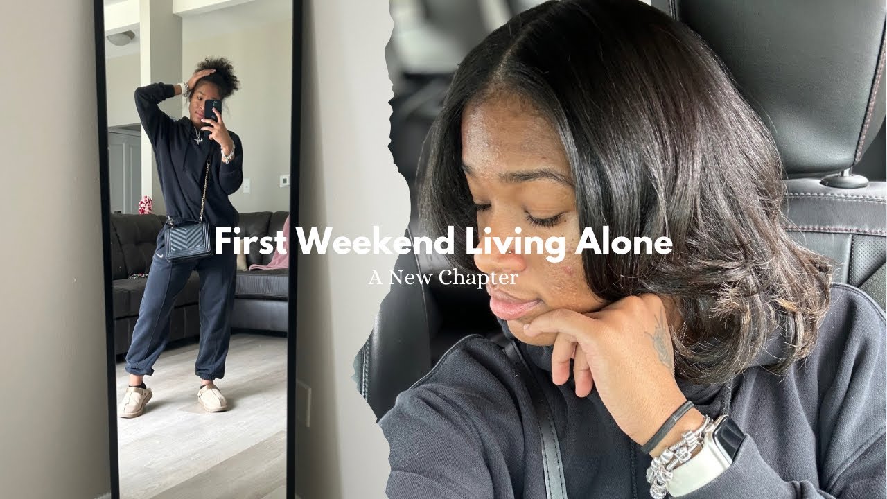 FIRST WEEKEND LIVING ALONE 🏠| updated tour and beauty maintenance