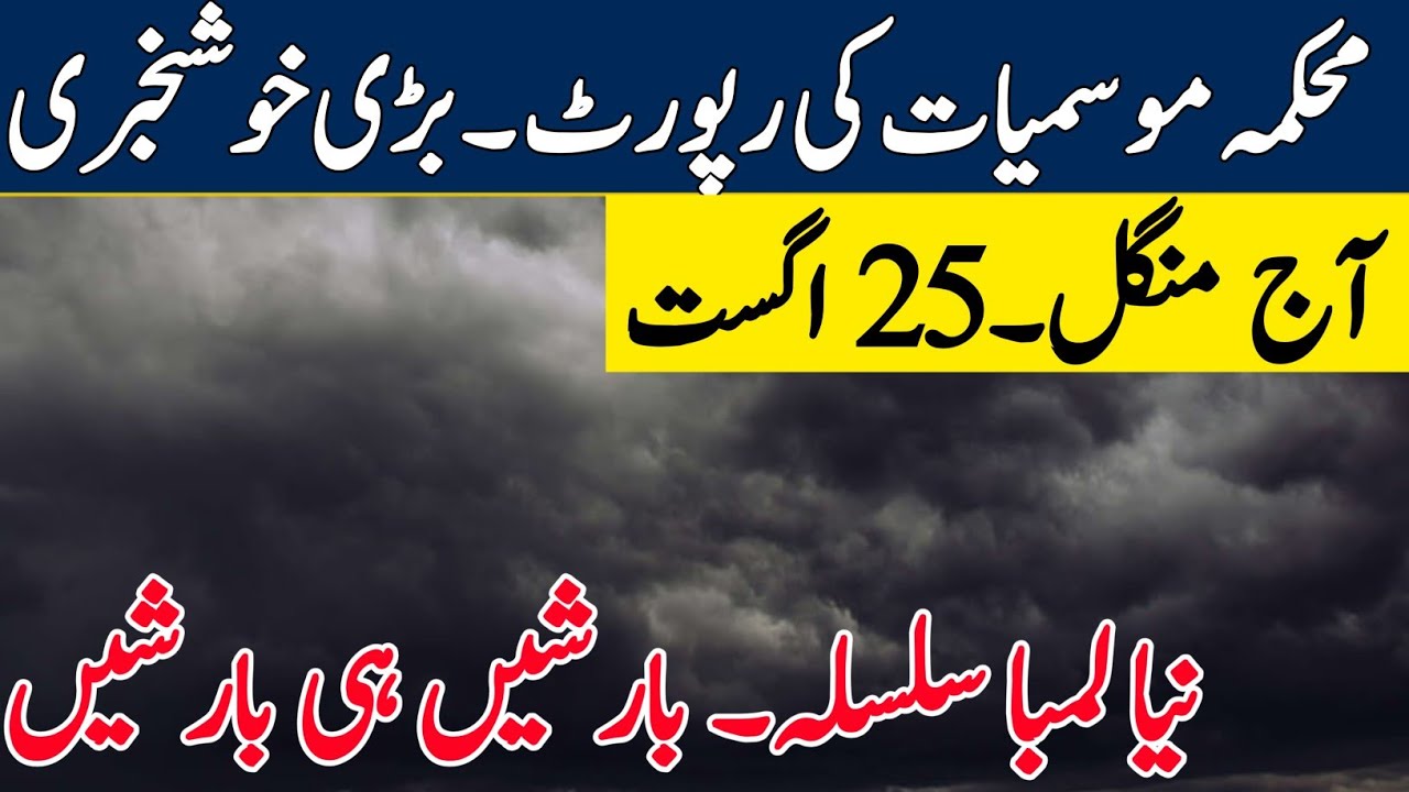 Weather Update Today, 25 August| Torrential Monsoon Rains 🌧️thunderstorm ⛈️ expected| Weather Report