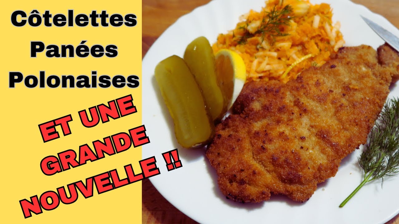 Côtelette panée à la polonaise : kotlety schabowy