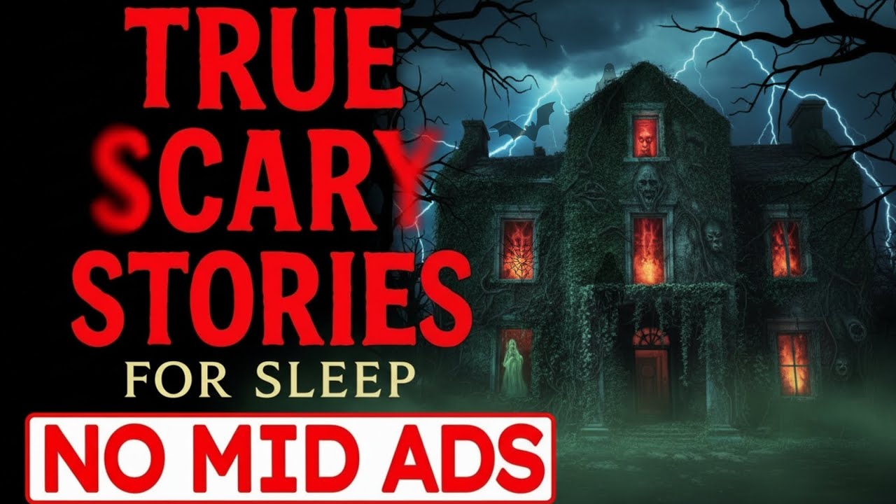 NO ADS 🛑 2 HOURS of TRUE Scary Stories for Sleep | Gentle Rain Sounds | Black Screen | Vol 06