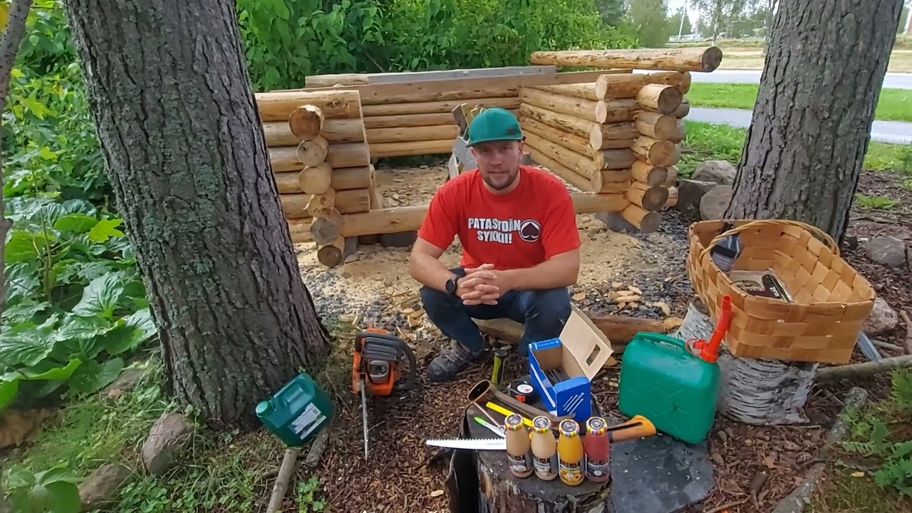 Laavun rakentaminen, koko projekti alusta loppuun 😊