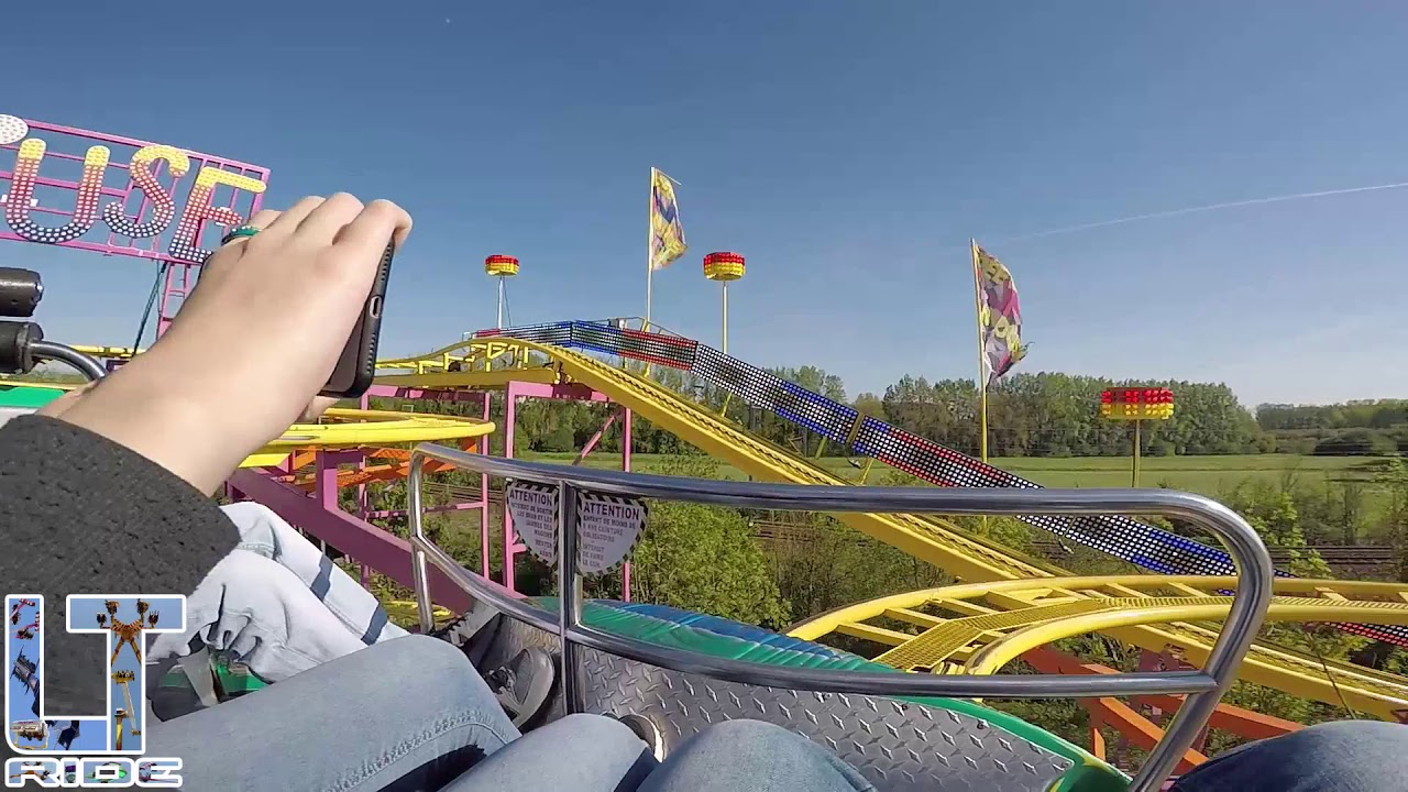 Manège SPEED MOUSE [Coaster] Foire de Caen 2019 | On ride POV