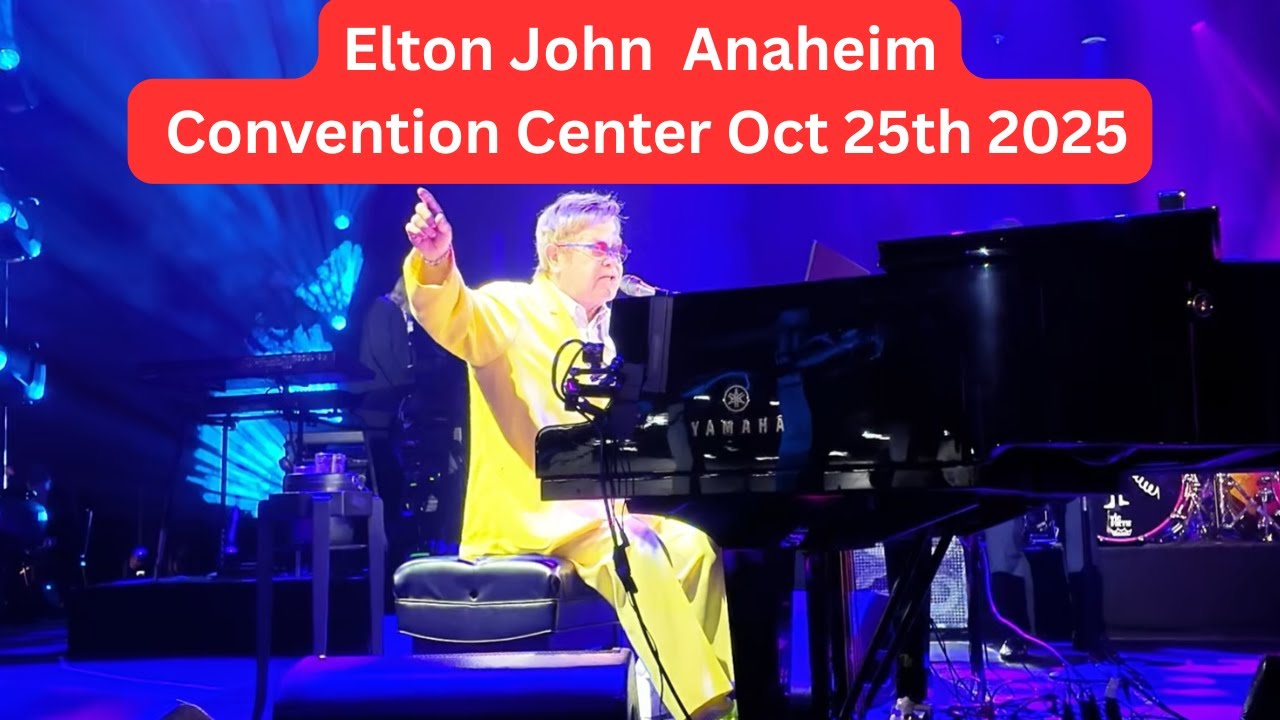 Elton John Private Show  Anaheim Convention Center October 25th 2025