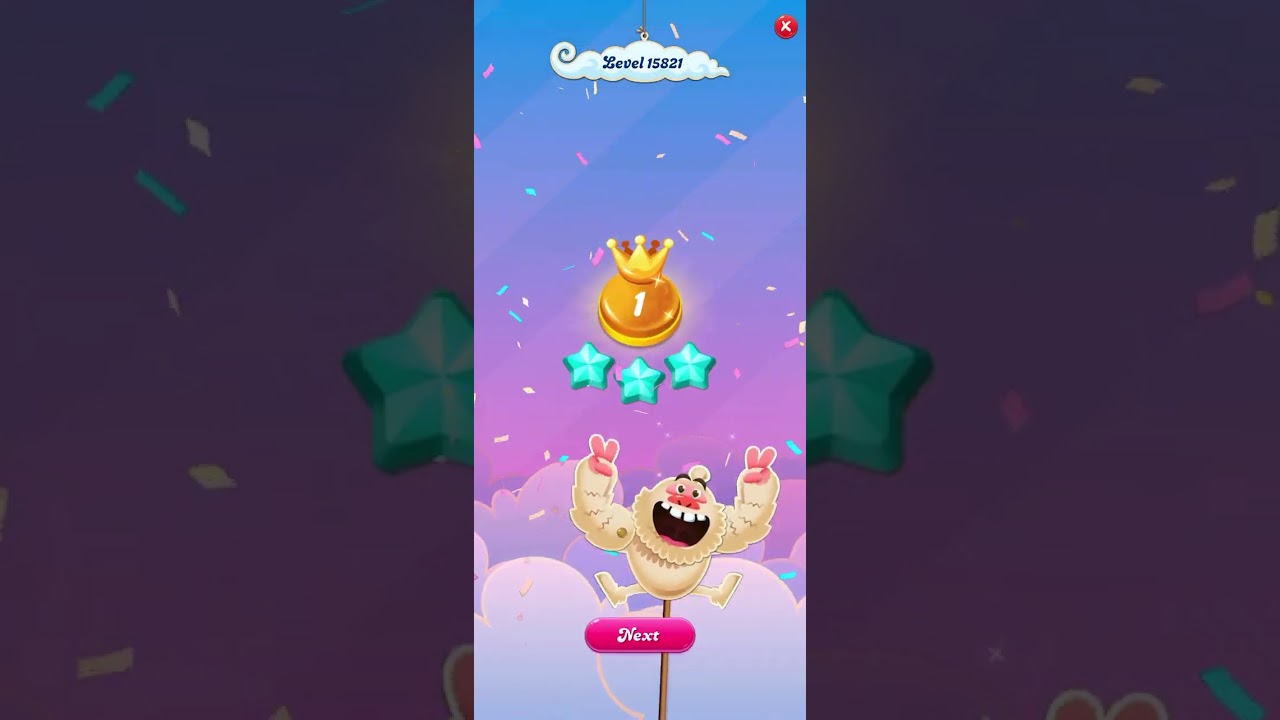 Candy Crush Saga Level 15821、15822 by Funny❣
