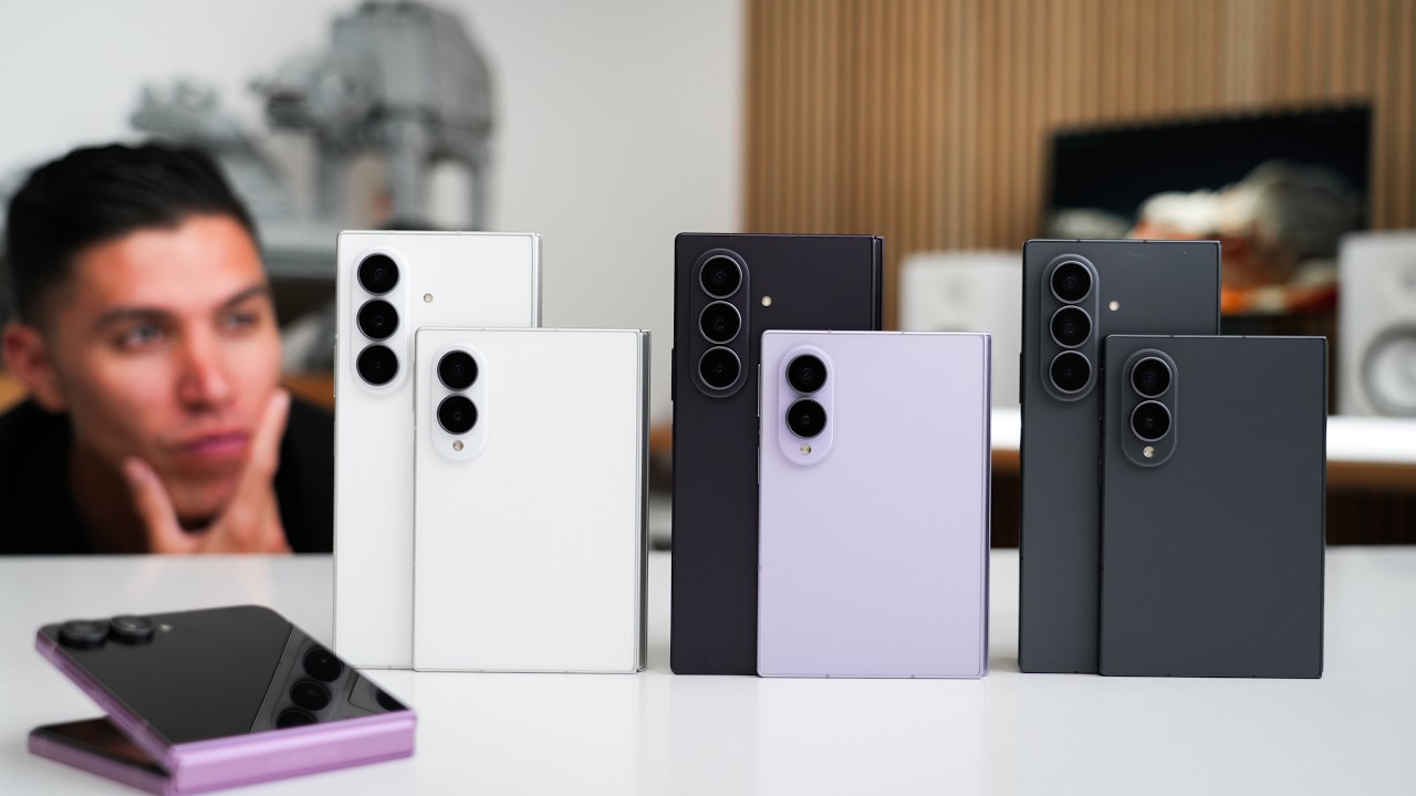 Samsung Galaxy Z Fold 8: РАСПАКОВКА ВСЕХ ЦВЕТОВ + Сравнение