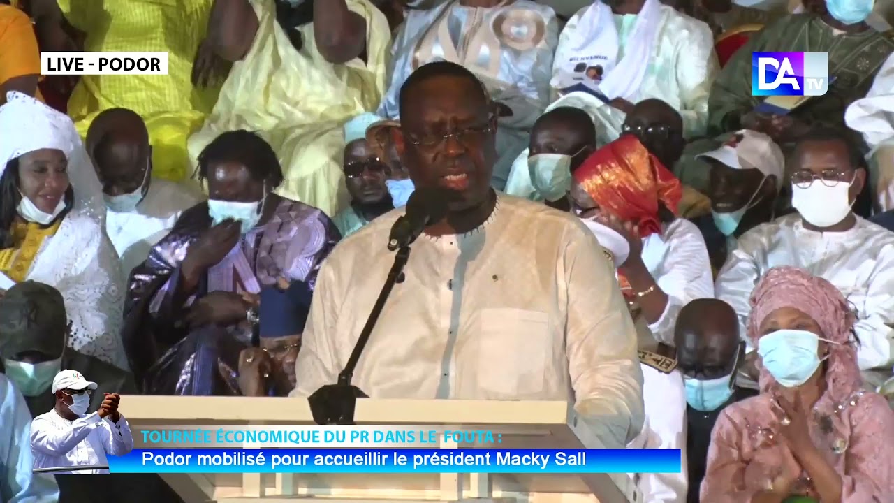 Macky Sall en arbitre politique à Podor : « J’apprécie et je salue votre unité... »