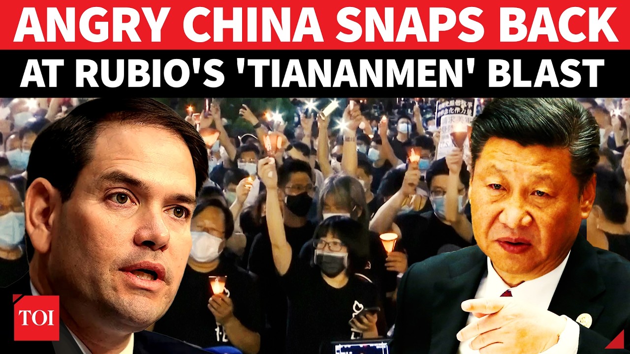 'Don't Distort Facts': China Erupts As Rubio Challenges Beijing's 'Tiananmen Narrative'