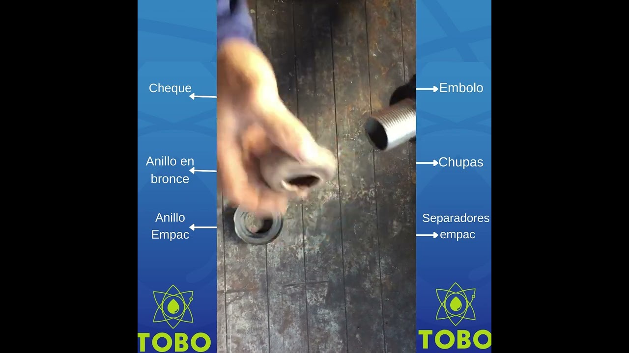 ⚙️¿SABES COMO ARMAR EL EMBOLO DE UNA BOMBA DE UN MOLINO DE VIENTO TOBO? Nosotros te enseñamos🌱.