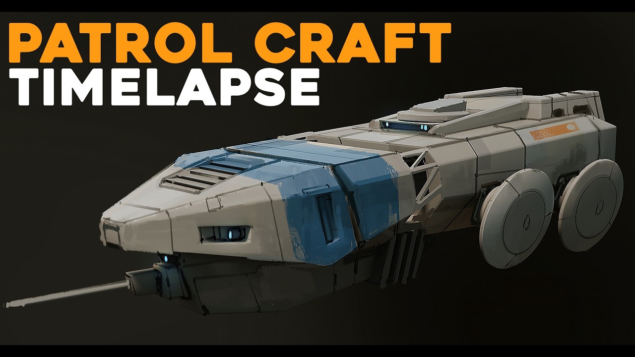 Patrol Craft Concept Design Timelapse