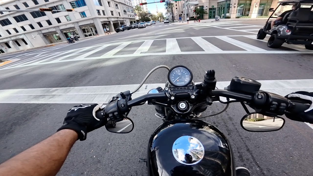 [4K] Harley-Davidson 48 Ride to Fort Lauderdale | RAW Engine Sound | South Florida Cruise