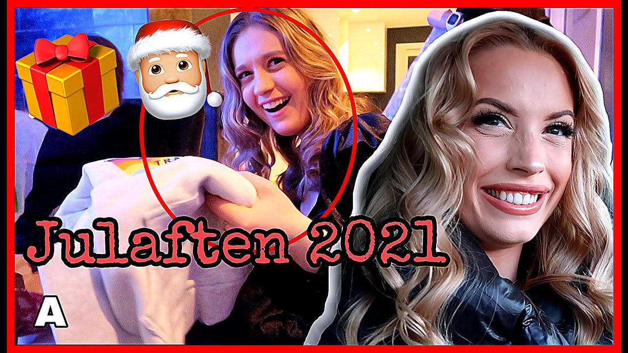 JULAFTEN 2021 - LILSIS Julie åpner gaven fra meg
