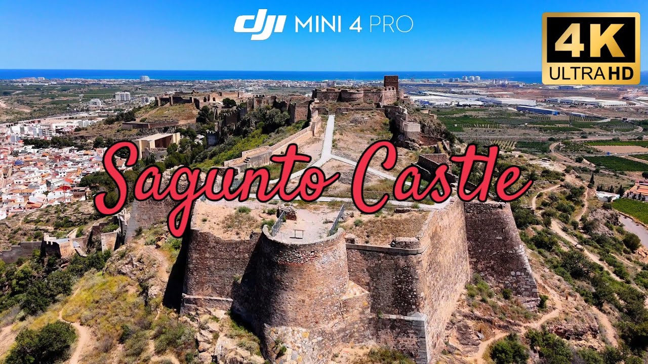Sagunto Castle, Spain 🇪🇸 4K Drone Footage