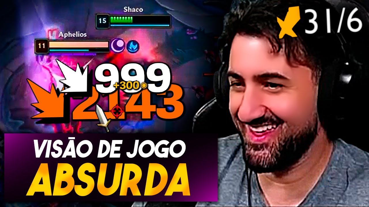 *31 KILLS* NESSE JOGO EU DEI AULAS DE VIS&Atilde;O DE JOGO! AMASSEI DE SHACO 1 HIT!!!