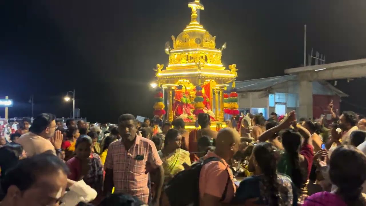 🦚திருச்செந்தூர் முருகன் கோயிலில் தங்க தேர் 🦚கருணை கடலே போற்றி 🦚முருகா முருகா என்று ஒலிக்கும் குரல்⚡️