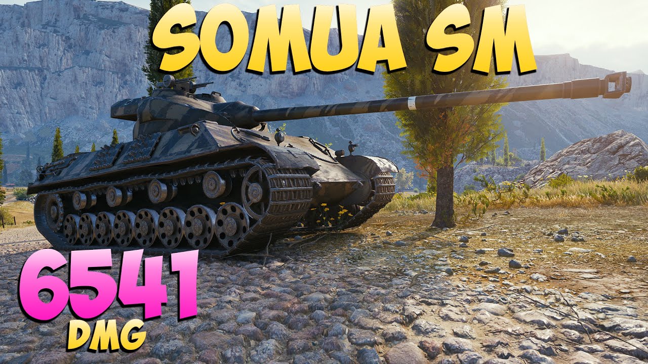 Somua SM - 6 Фрагов 6.5K Урона - Гармоничный! - Мир Танков