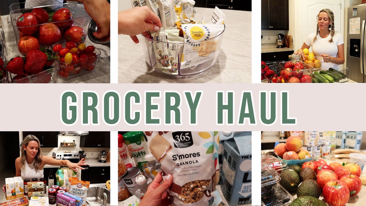 *NEW* WHOLE FOODS MARKET & THRIVE MARKET GROCERY HAUL//FAMILY OF 4