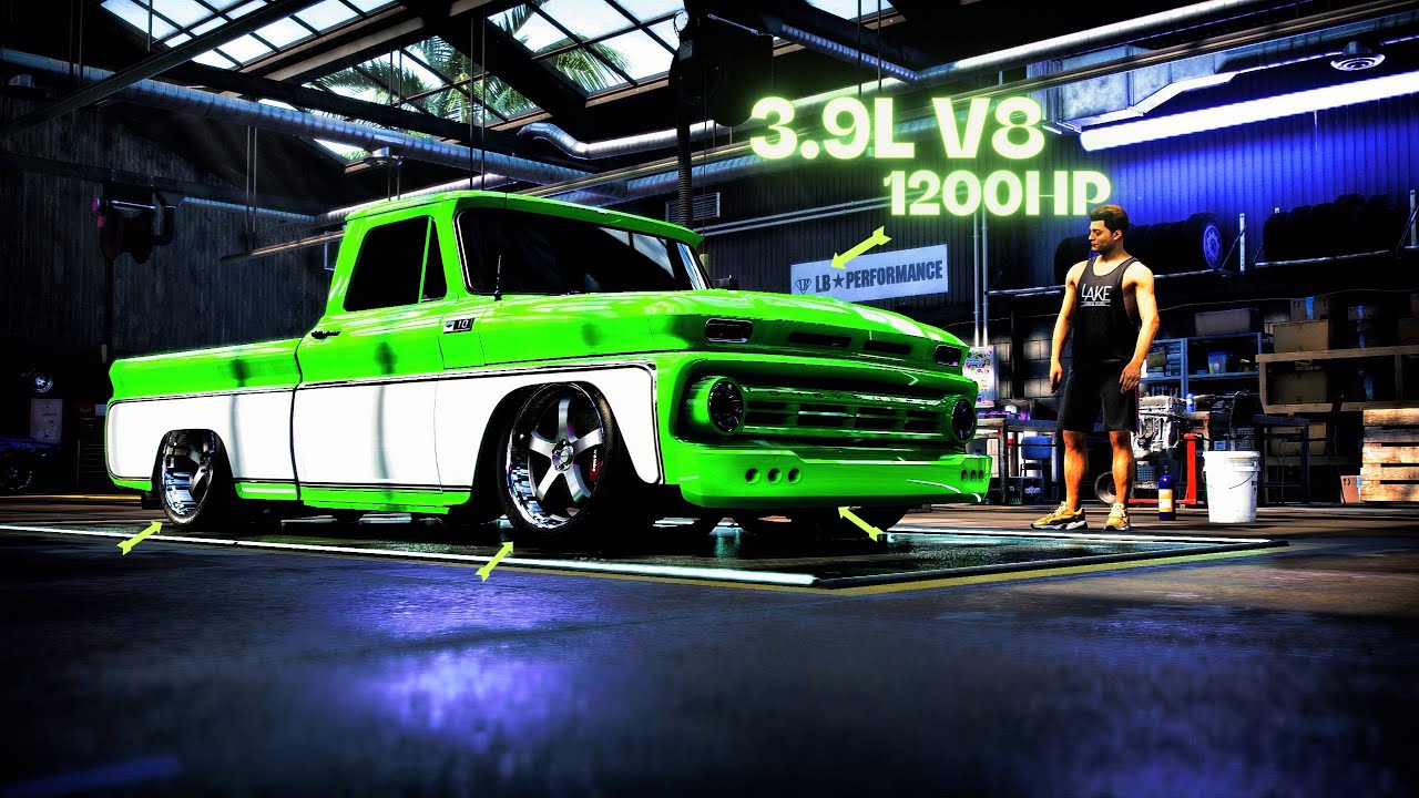 Customizing a '65 CHEVROLET C10 Stepside | Need for Speed Heat