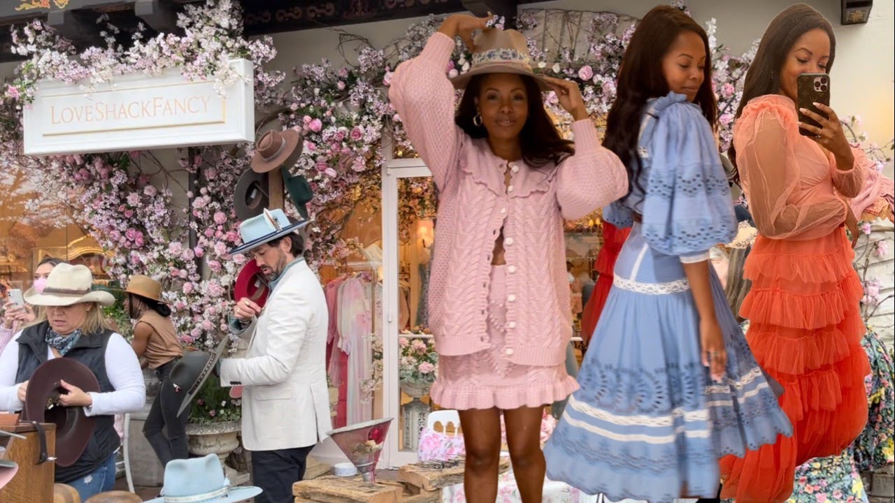 LOVE SHACK FANCY GRAND OPENING DALLAS! | COME SHOPPING WITH ME | TRY-ON HAUL