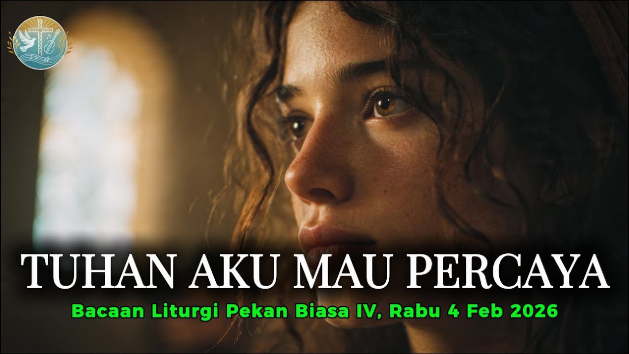 Tuhan aku mau percaya – Lagu Rohani Katolik | Mrk. 6:1–6 | Bacaan Pekan Biasa IV, Rabu 4 Feb 2026
