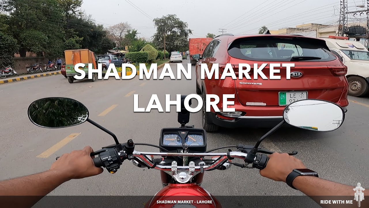 Streets Of Lahore - Shadman Market - GoPro Hero 9 2.7K - MotoVlog - POV