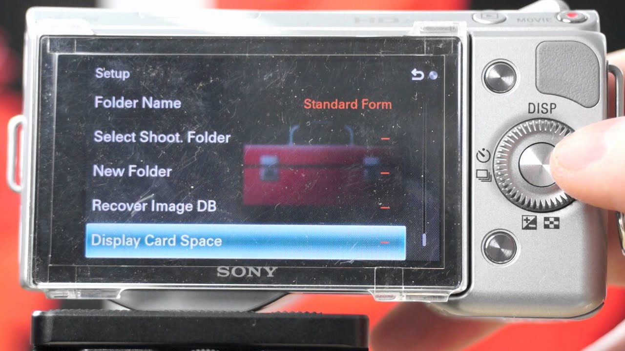 Sony Nex-5n ISO Custom Button.