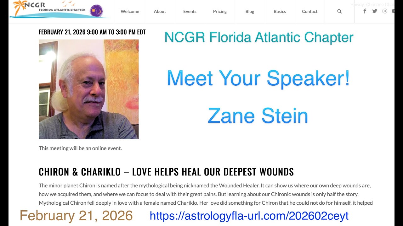 Zane Stein - Video for the Workshop - Meet Your Speaker Series