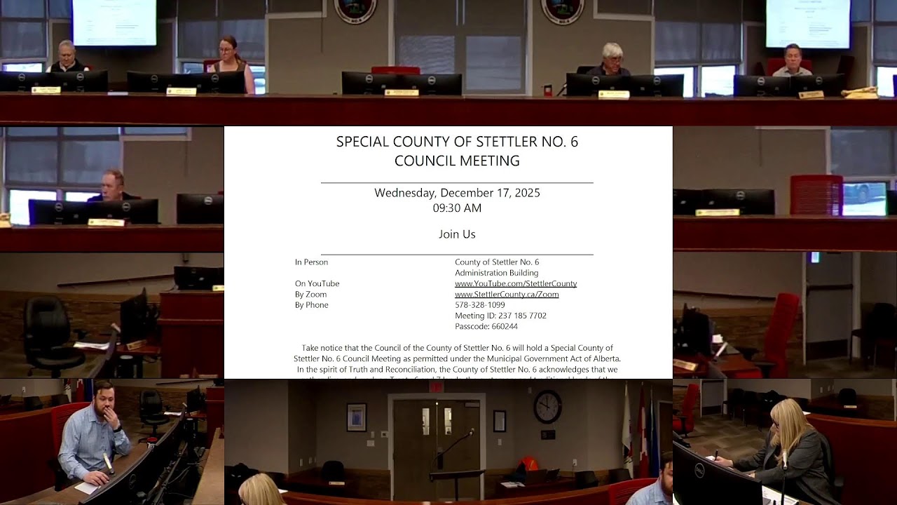December 17, 2025 Special Council Meeting