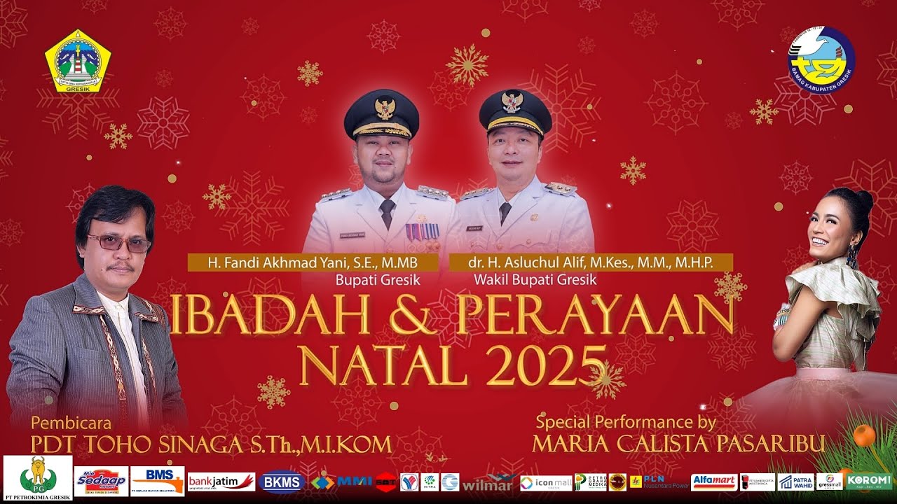 [LIVE] IBADAH & PERAYAAN NATAL KABUPATEN GRESIK TAHUN 2025