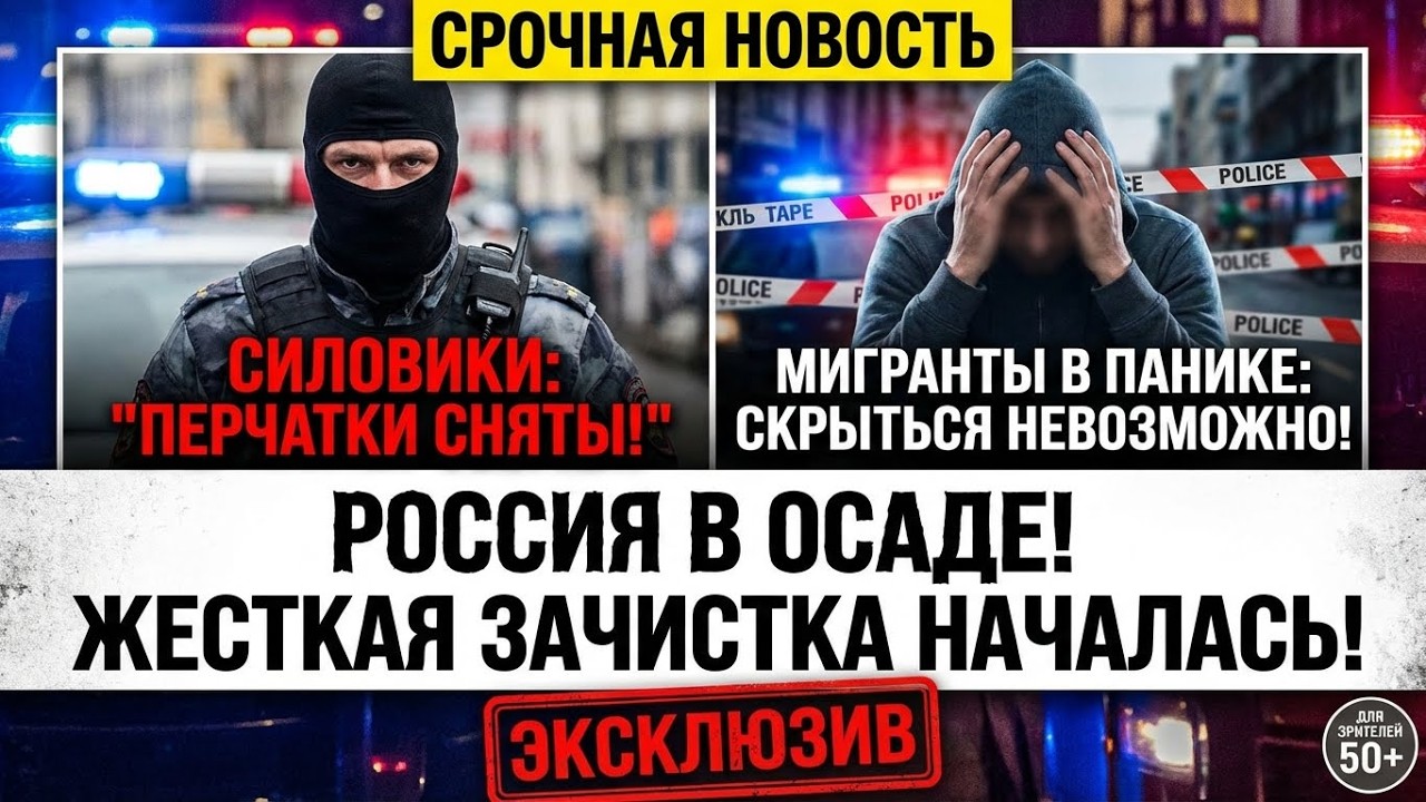 БАСТРЫКИН ДАЛ КОМАНДУ «ФАС»! Конец диаспор. Облавы идут по всей стране.