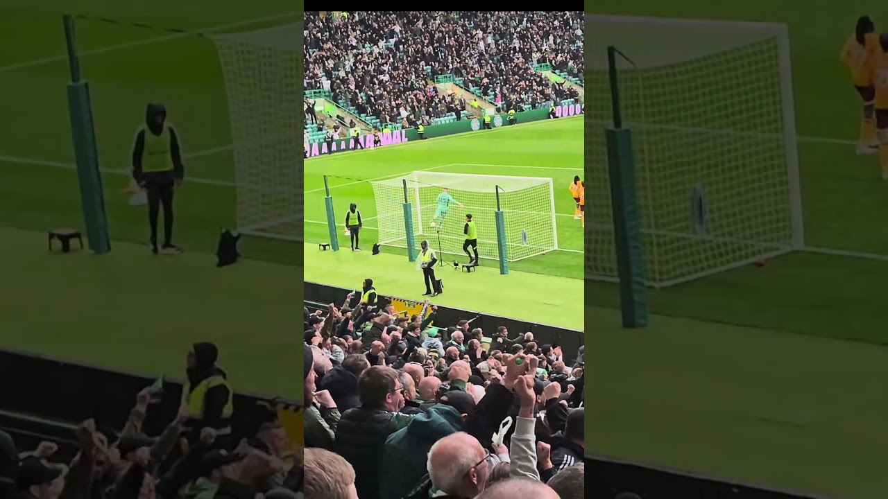 Celtic winning goal v Motherwell #celtic #celticpark #glasgowceltic