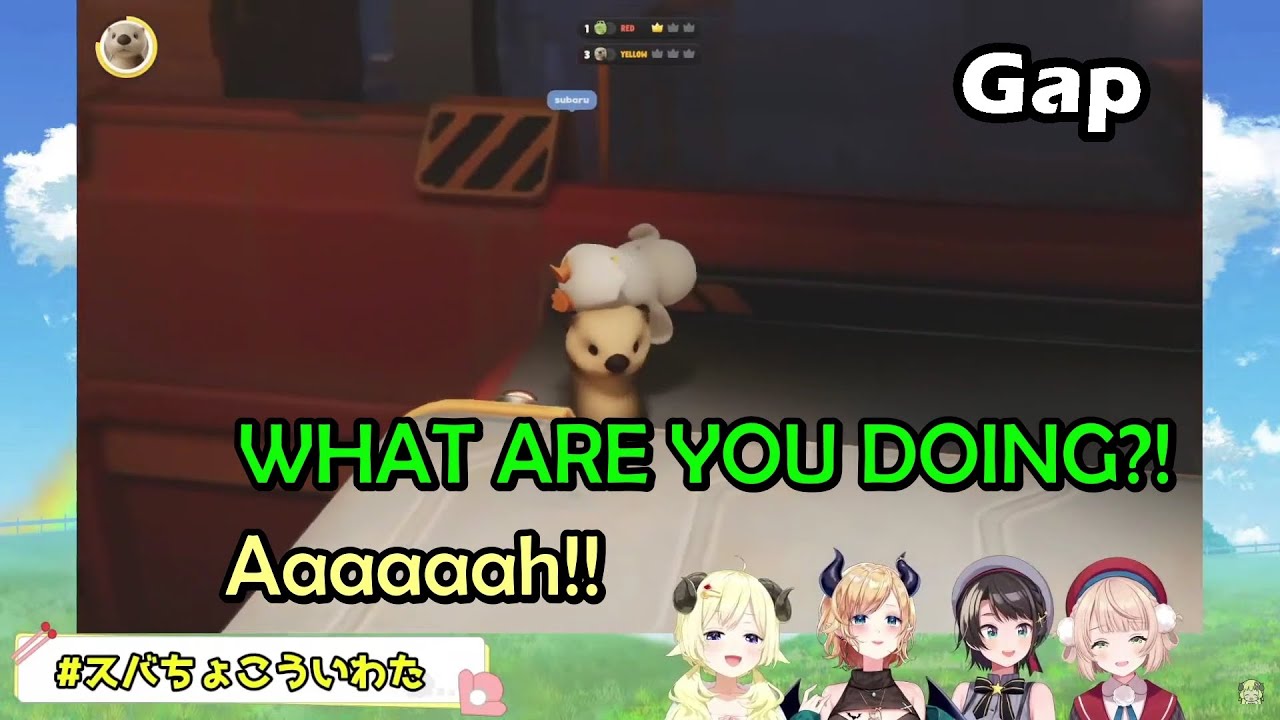 Subaru and Ui-mama's Reaction When Knowing About Watame's Party Animals Background Stream