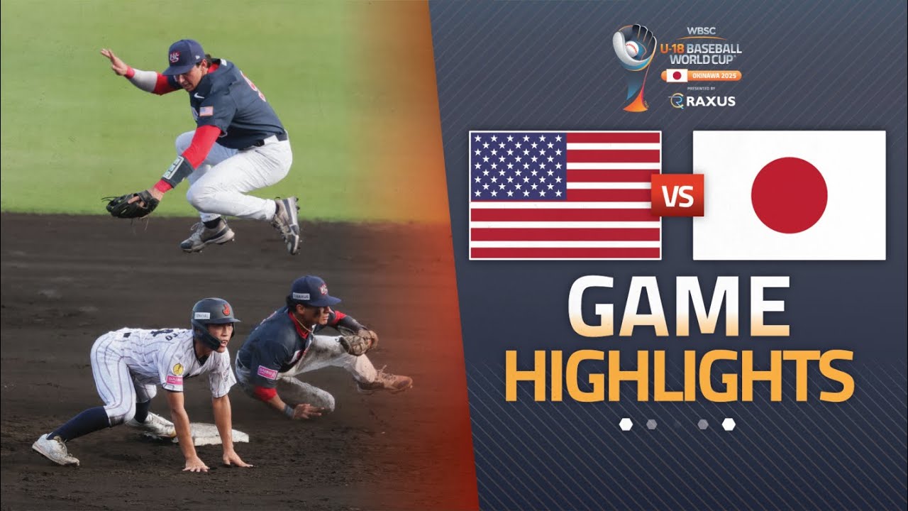 HIGHLIGHTS | 🇺🇸 USA vs 🇯🇵 Japan | WBSC U-18 Baseball World Cup 2025