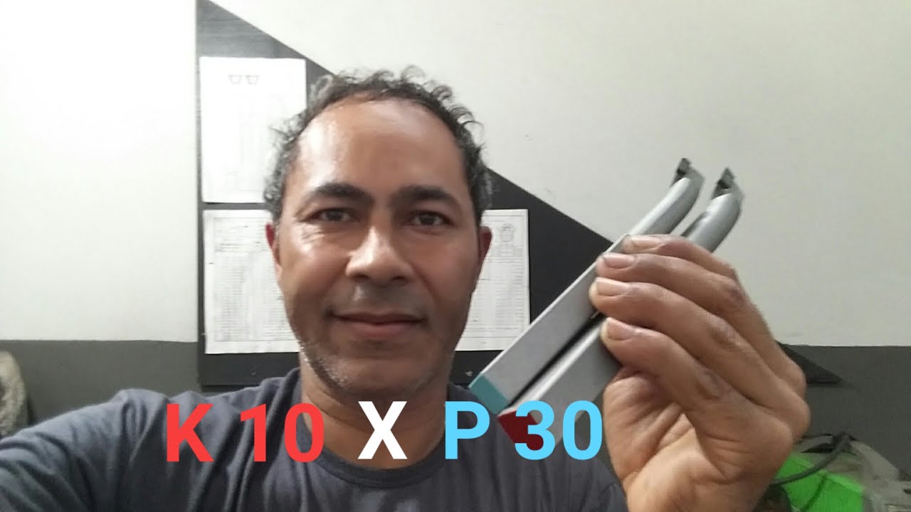 Qual a diferença e aplicações entre as pastilhas para usinagem,K10,P30 e P40.