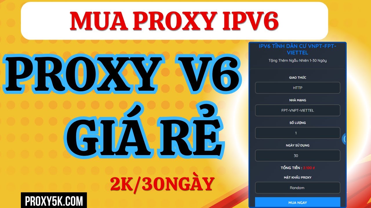 Mua Proxy V6 Uy T&iacute;n, Gi&aacute; Rẻ | Hướng Dẫn C&agrave;i Đặt Proxy Chi Tiết