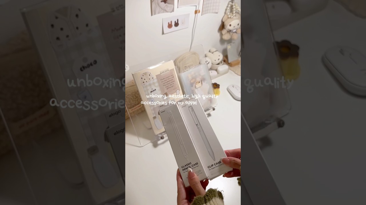 aesthetic yet smart tech? say les.ᐟ ⌨️🖱️📦 from elago #apple #iphone #ipad #accessories #aesthetic