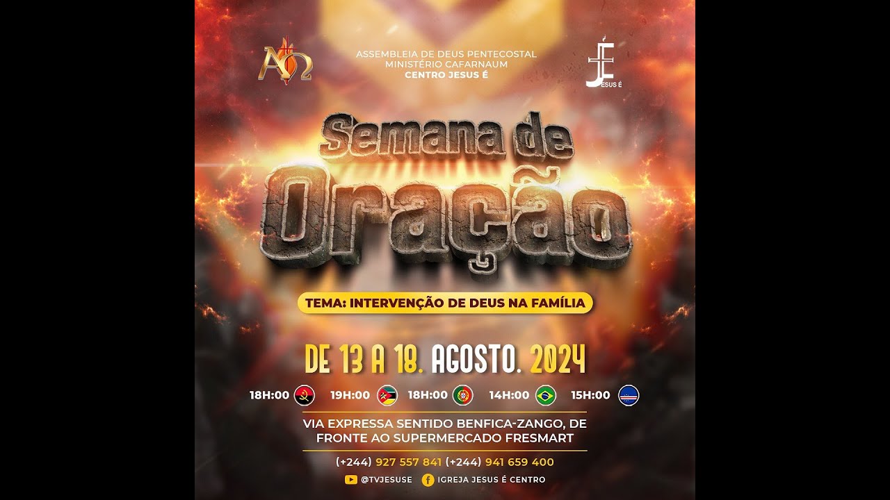 CENTRO JESUS &Eacute; | 1&ordm;CULTO DOMINICAL