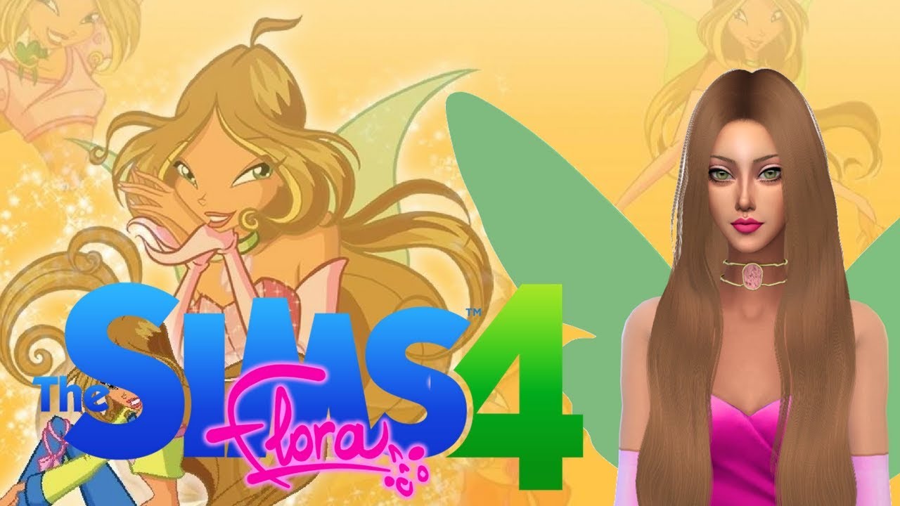 Winx Club Flora The Sims 4 CAS + Download