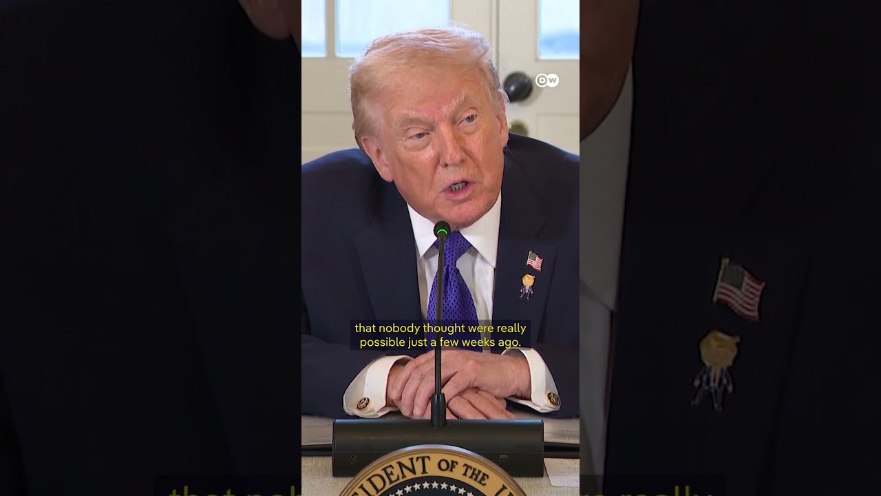 Trump says 'Iran is in big trouble,' warns Iranian leadership against using force | DW News