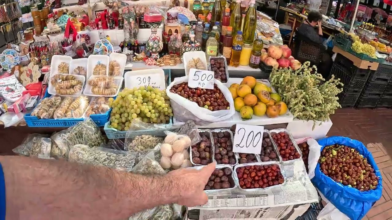 Albania Monday stroll thru the Bazzar.