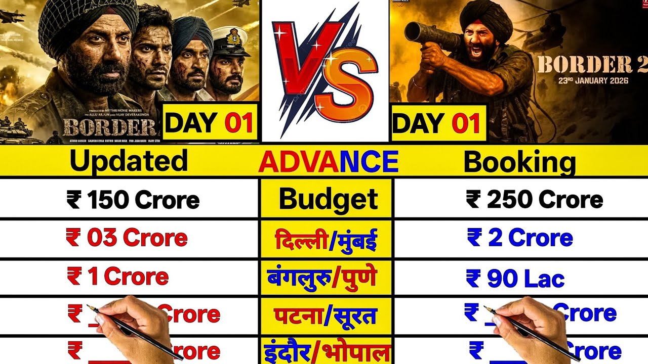Border 2 Final Advance Booking Report।।Border 2 Box Office Collection।।